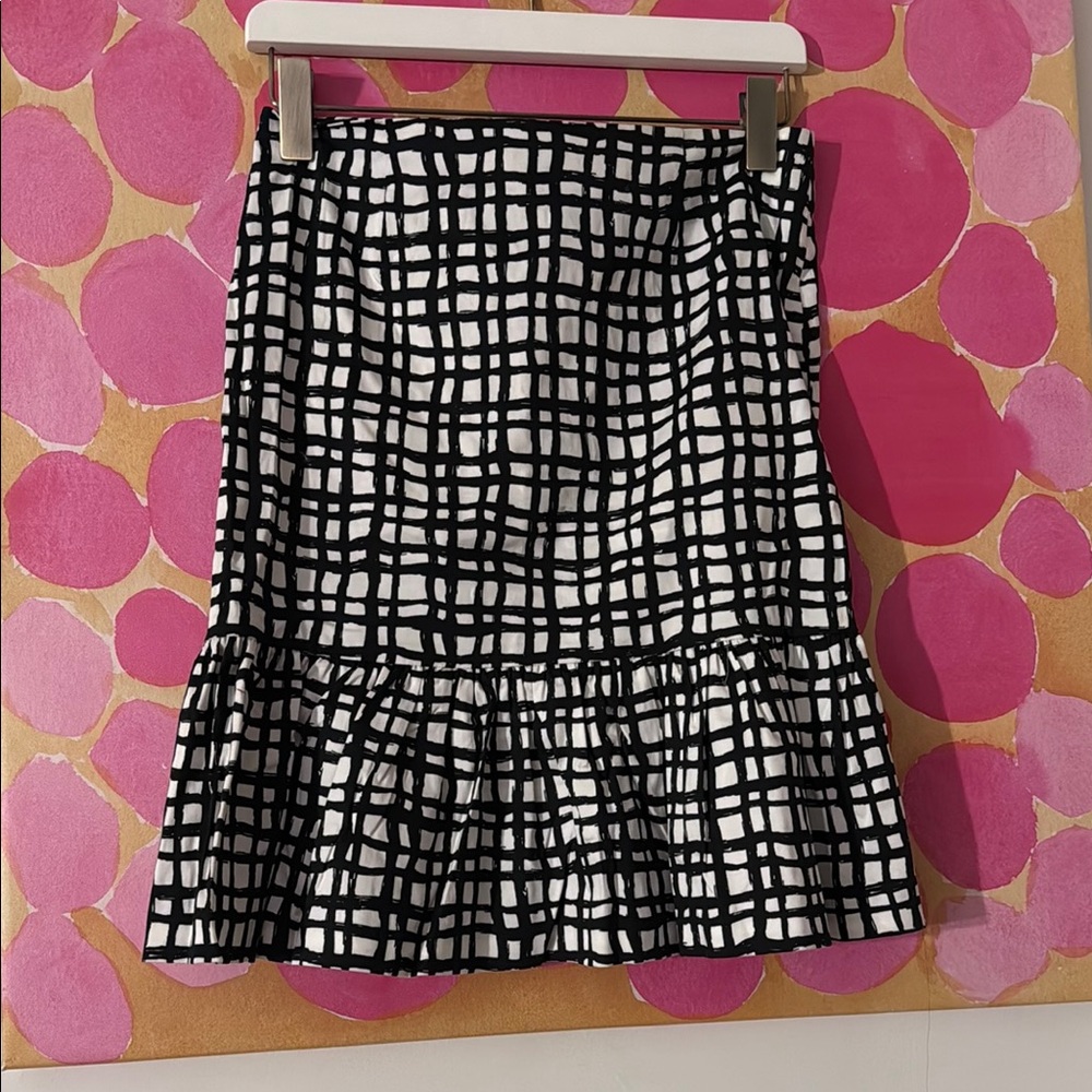 Faithfull the Brand Black and White Checkered Skirt!